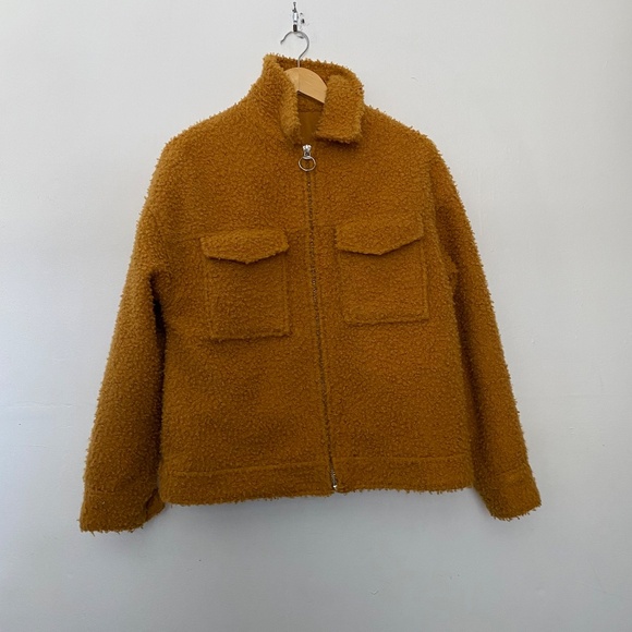 Urban Outfitters Orange Chest Pocket Jacket - Picture 3 of 4